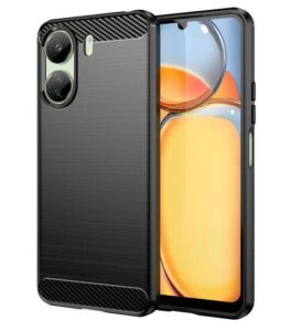 Nugarėlės dėklai iLike Xiaomi Redmi 13C Silicone case Black