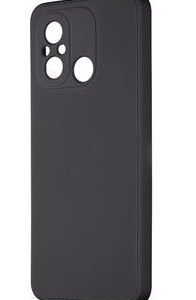 Aizmugurējais vāciņš iLike Xiaomi Redmi 12C Matte TPU Case Black