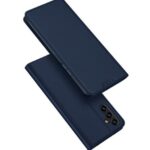 Book case Dux Ducis Samsung Galaxy A14 4G / 5G Cover with Flip Card Wallet Stand Case Blue