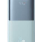 Išorinė baterija Baseus Universal Bipow Pro Power Bank 10000mAh 20W blue with USB Type A - USB Type C 3A 0.3m cable Blue