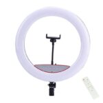 Selfie nūja Elight  SR14 36cm LED Light Ring with Smartphone holder + 220V Adapter + BT remote Black