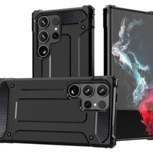 Aizmugurējais vāciņš iLike Samsung Galaxy S24 Ultra Hybrid Armor case Black