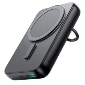 Ārējais akumulators Joyroom  Powerbank 10000mAh Joyroom JR-W050 20W MagSafe with ring and stand Black