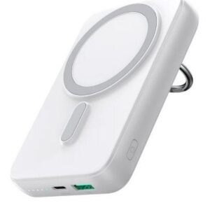 Power bank Joyroom  power bank 10000mAh Joyroom JR-W050 20W MagSafe with ring and stand White