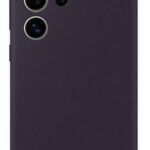 Back panel cover Samsung - Galaxy S24 Ultra Dark Silicone Cover Violet