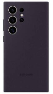 Tagakaaned Samsung - Galaxy S24 Ultra Dark Silicone Cover Violet