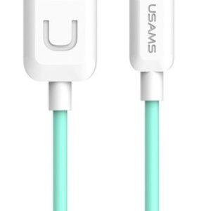 Kaabel USAMS Apple US-SJ097 U-Turn Durable TPE Universal Lightning to USB Data & Fast 2A Charger Cable 1m Green