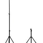 Селфи палка iLike  21M Premium Stable Metal Tripod Stand 2.1m max 1/4 screw Led Ring / Camera fix Black