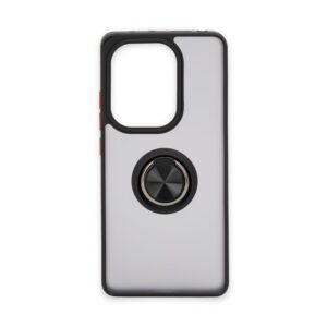 Nugarėlės dėklai iLike Xiaomi Redmi Note Pro 13 4G Hybrid Case With Ring Black