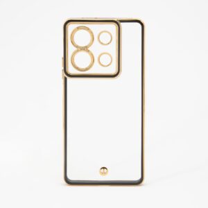 Aizmugurējais vāciņš iLike Xiaomi Poco X6 Pro TPU+PC With Camera Protective Transparent Black