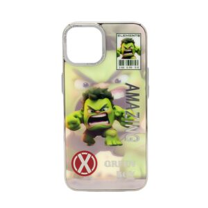 Aizmugurējais vāciņš iLike Apple iPhone 13 PC Silicone Case Green Boy