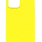 Back panel cover Evelatus Apple iPhone 13 Premium Soft Touch Silicone Case Yellow