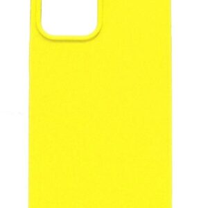 Back panel cover Evelatus Apple iPhone 13 Premium Soft Touch Silicone Case Yellow