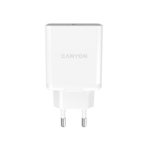 Adapteris Canyon Canon Wall charger H-20 With USB-C 20W White