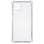 Back panel cover Evelatus Samsung Galaxy A22 4G Military Shockproof Silicone Case TPU Transparent