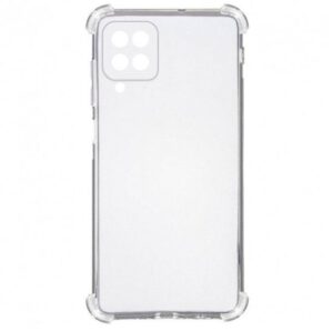 Back panel cover Evelatus Samsung Galaxy A22 4G Military Shockproof Silicone Case TPU Transparent