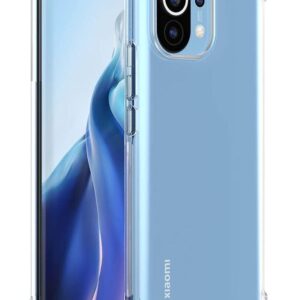 Back panel cover Evelatus Xiaomi Mi 11 Military Shockproof Silicone Case TPU Transparent