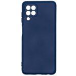 Back panel cover Evelatus Samsung Galaxy A22 4G Nano Silicone Case Soft Touch TPU Navy Blue