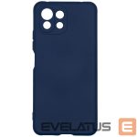 Back panel cover Evelatus Xiaomi Mi 11 Lite/11 Lite 5G/11 Lite 5G NE Nano Silicone Case Soft Touch TPU Navy Blue