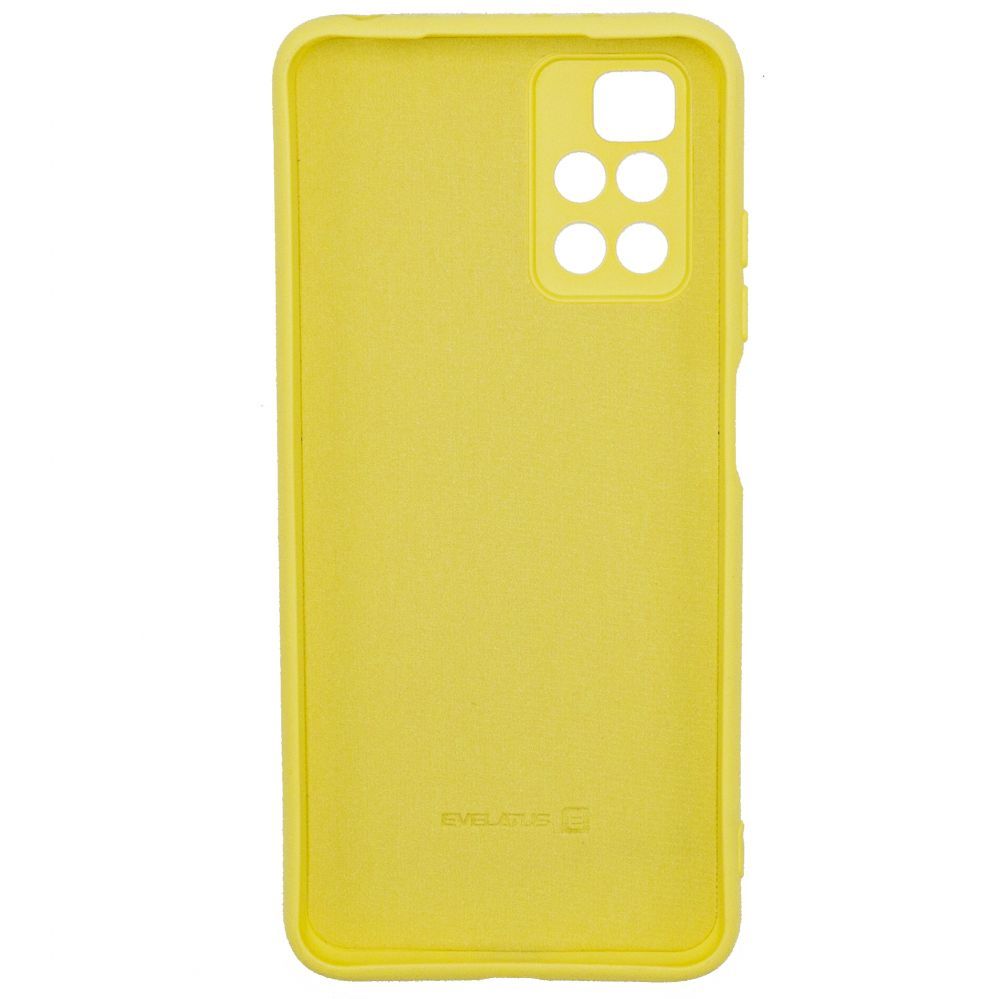 Back panel cover Evelatus Xiaomi Xiaomi Redmi 10 Nano Silicone Case Soft Touch TPU Yellow