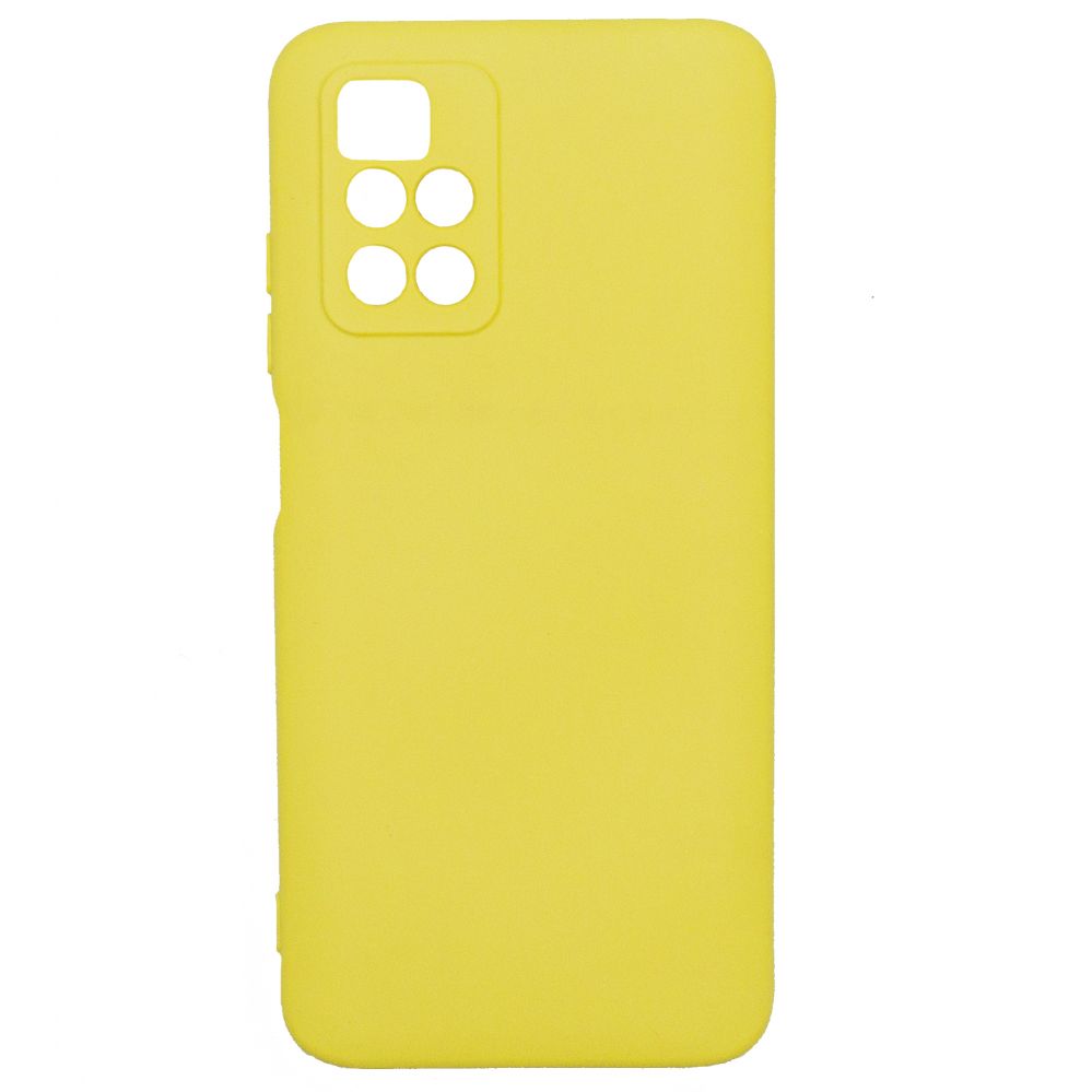Back panel cover Evelatus Xiaomi Xiaomi Redmi 10 Nano Silicone Case Soft Touch TPU Yellow