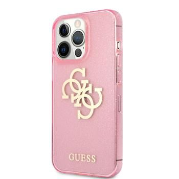 Back panel cover Guess Apple iPhone 13 Pro Full Glitter Case Pink
