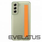 Tagakaaned Samsung  Galaxy S21 FE Clear Strap Cover Case Olive Green