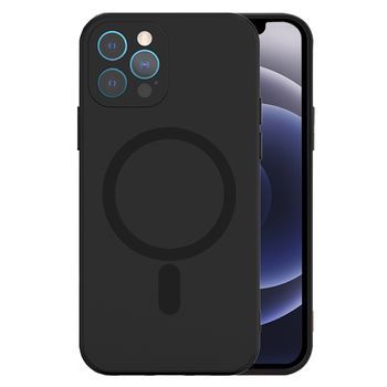 Tagakaaned Tel Protect Apple iPhone 12 MagSilicone Case Black