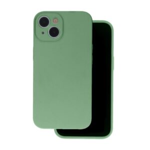 Aizmugurējais vāciņš iLike Apple iPhone 12 / 12 Pro 6,1 Solid Silicon case Light Green