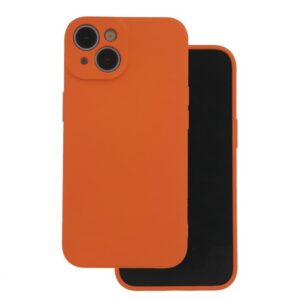 Back panel cover iLike Apple iPhone 12 / 12 Pro 6,1 Silicon case Orange