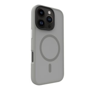 Back panel cover Evelatus Apple iPhone 16 Pro Max Hybird Case With Magsafe PC+TPU Silver