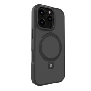 Nugarėlės dėklai Evelatus Apple iPhone 16 Pro Max Shield Case Magsafe & Stand Matte Black