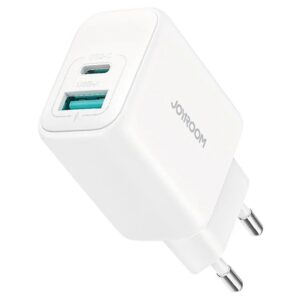 Adapteris Joyroom  20W Dual-Port (USB A+ USB C) Charger (EU) White