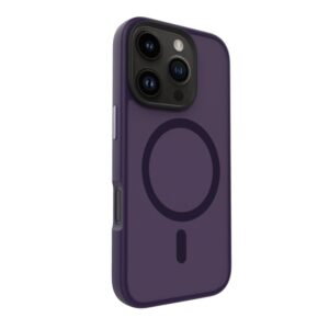 Aizmugurējais vāciņš Evelatus Apple iPhone 16 Pro Hybird Case With Magsafe PC+TPU Purple