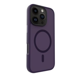 Aizmugurējais vāciņš Evelatus Apple iPhone 16 Pro Max Hybird Case With Magsafe PC+TPU Purple