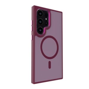 Aizmugurējais vāciņš Evelatus Samsung Galaxy S24 Ultra Shield Case With Magsafe matte Red