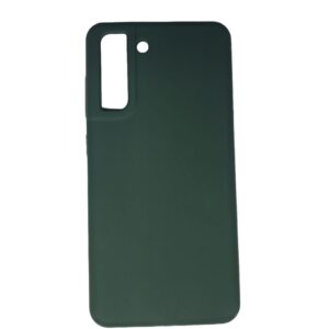 Back panel cover Evelatus Samsung Galaxy S21 FE Premium Soft Touch Silicone Case Green