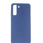 Nugarėlės dėklai Evelatus Samsung Galaxy S21 FE Premium Soft Touch Silicone Case Navy Blue