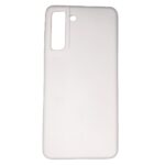 Back panel cover Evelatus Samsung Galaxy S21 FE Premium Soft Touch Silicone Case White