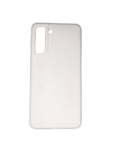 Aizmugurējais vāciņš Evelatus Samsung Galaxy S21 FE Premium Soft Touch Silicone Case White