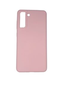 Nugarėlės dėklai Evelatus Samsung Galaxy S21 FE Premium Soft Touch Silicone Case Pink Sand