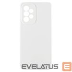 Back panel cover Evelatus Samsung Galaxy A73 5G Premium Soft Touch Silicone Case White