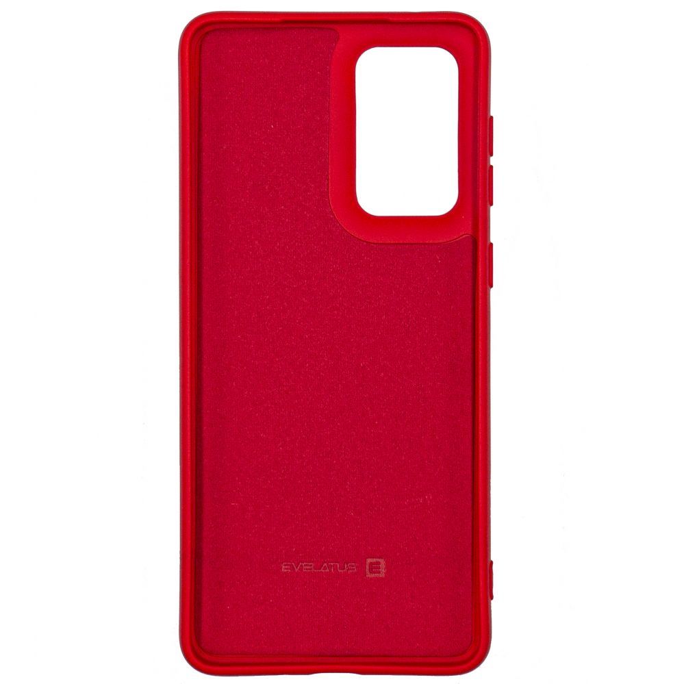 Back panel cover Evelatus Samsung Galaxy A73 5G Nano Silicone Case Soft Touch TPU Red
