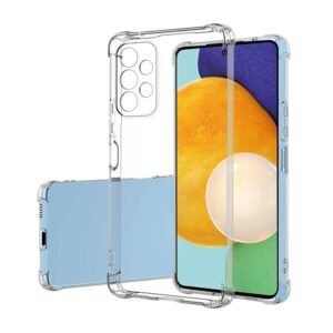 Aizmugurējais vāciņš Evelatus Samsung Galaxy A13 4G LTE Military Shockproof Silicone Case TPU Transparent