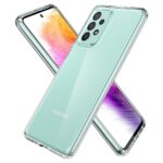 Back panel cover Evelatus Samsung Galaxy A73 5G Clear Silicone Case 1.5mm TPU Transparent