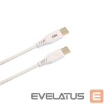 Kaabel iLike  iLike Evelatus Charging Cable Type-C to Type-C CTT01 White