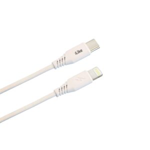 Kabelis iLike  iLike Charging Cable Type-C to Lightning CTL01 White