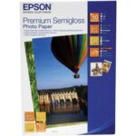 Biuro įrankiai EPSON  Premium Semigloss Photo Paper 10x15cm, 251g/m2, 50 sheets