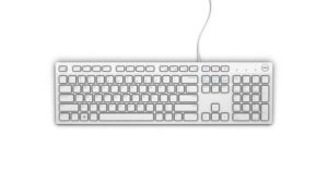 Arvuti klaviatuur Dell  KB216 Multimedia, Wired, EN, USB, White 