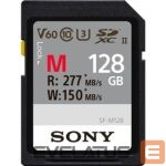 Memory cards Sony  128 GB SF-M Series UHS-II SD Memory Card